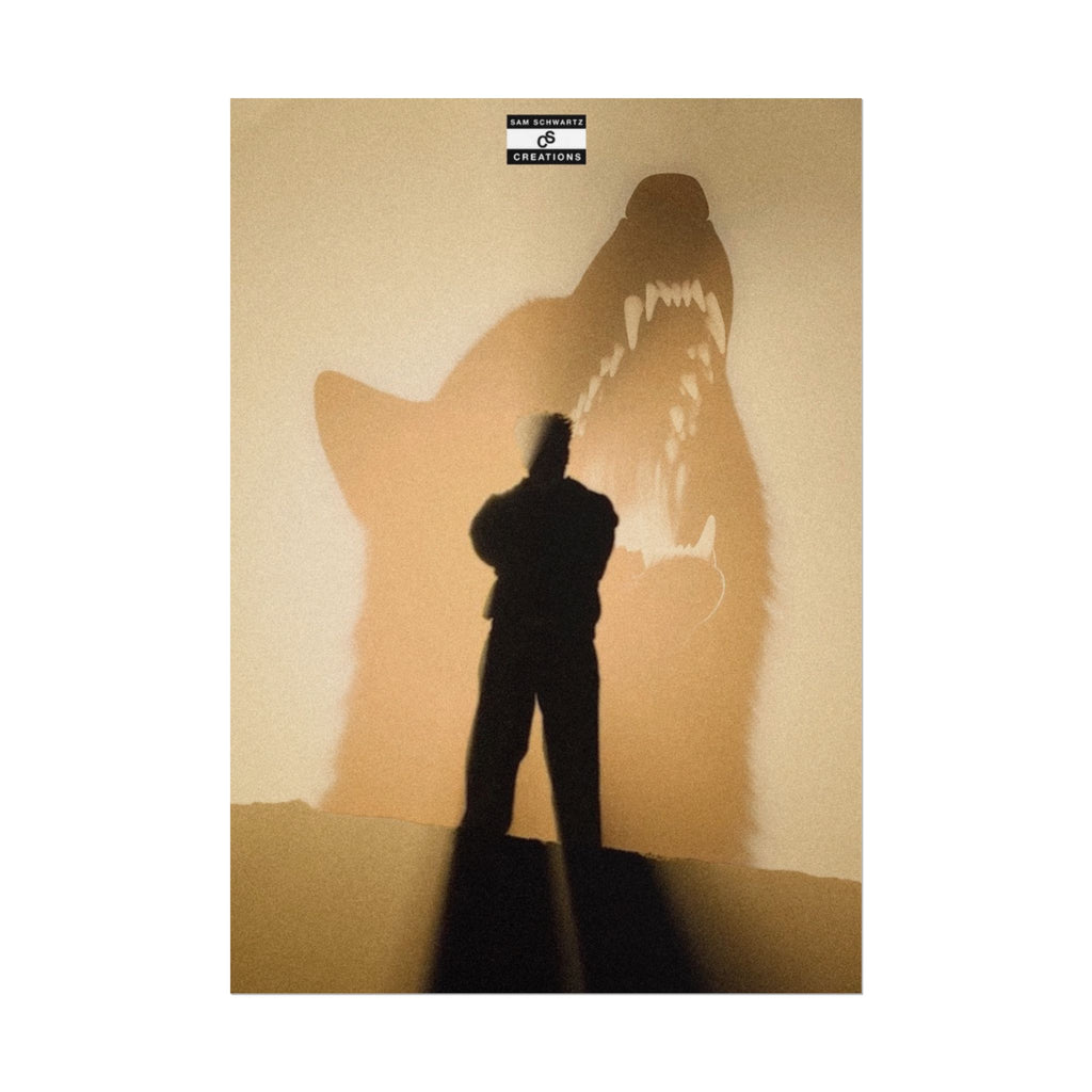 Shadow Beast Poster | Baby Keem Conceptual Music Wall Art