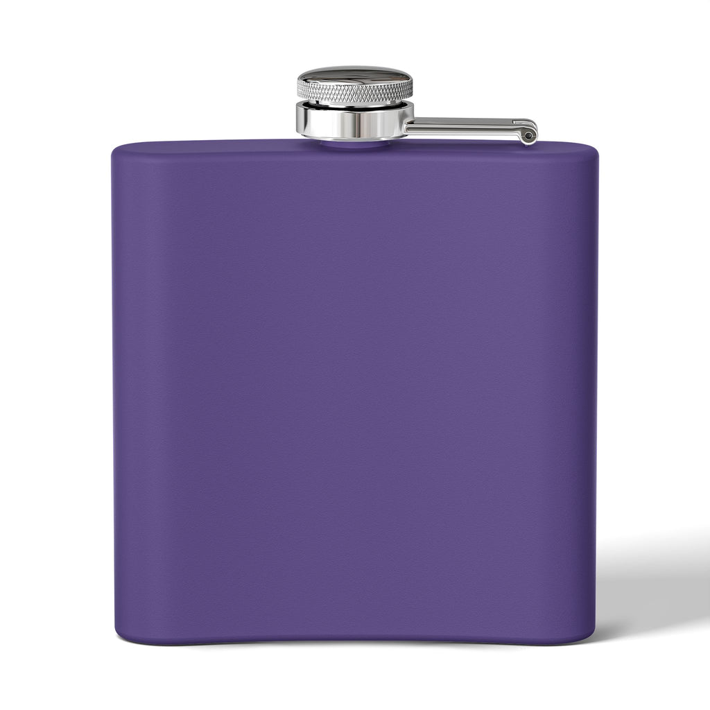 Sam Schwartz Creations Stainless Steel Flask — Brushed Metal Sam Schwartz Creations, 6 oz