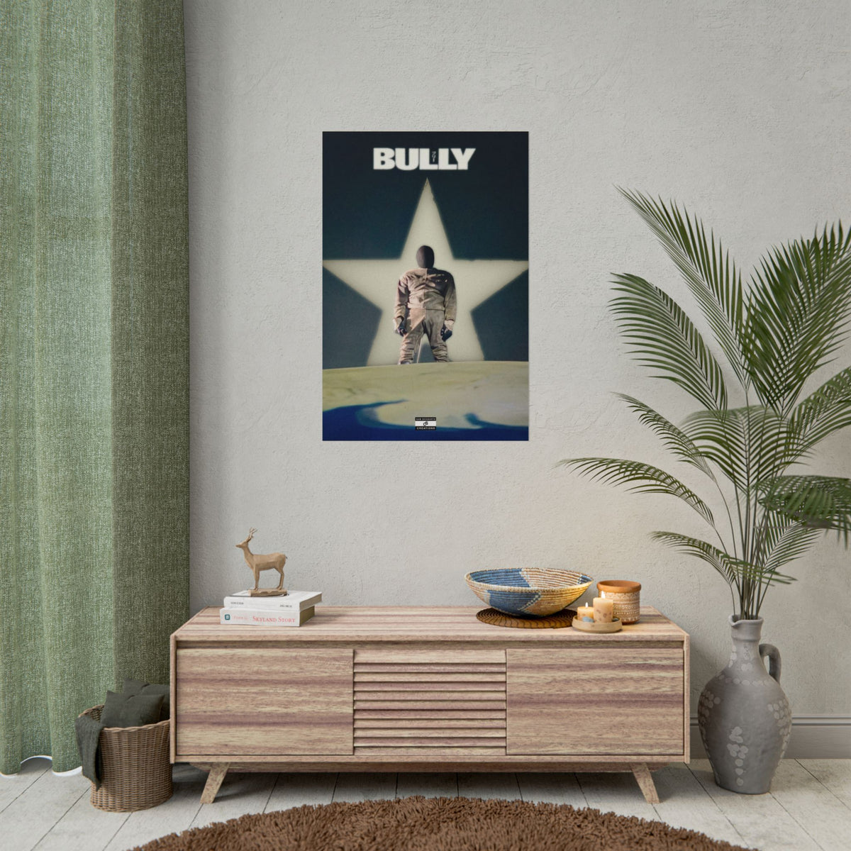 Bully Star Poster | Experimental Kanye West Music Wall Art