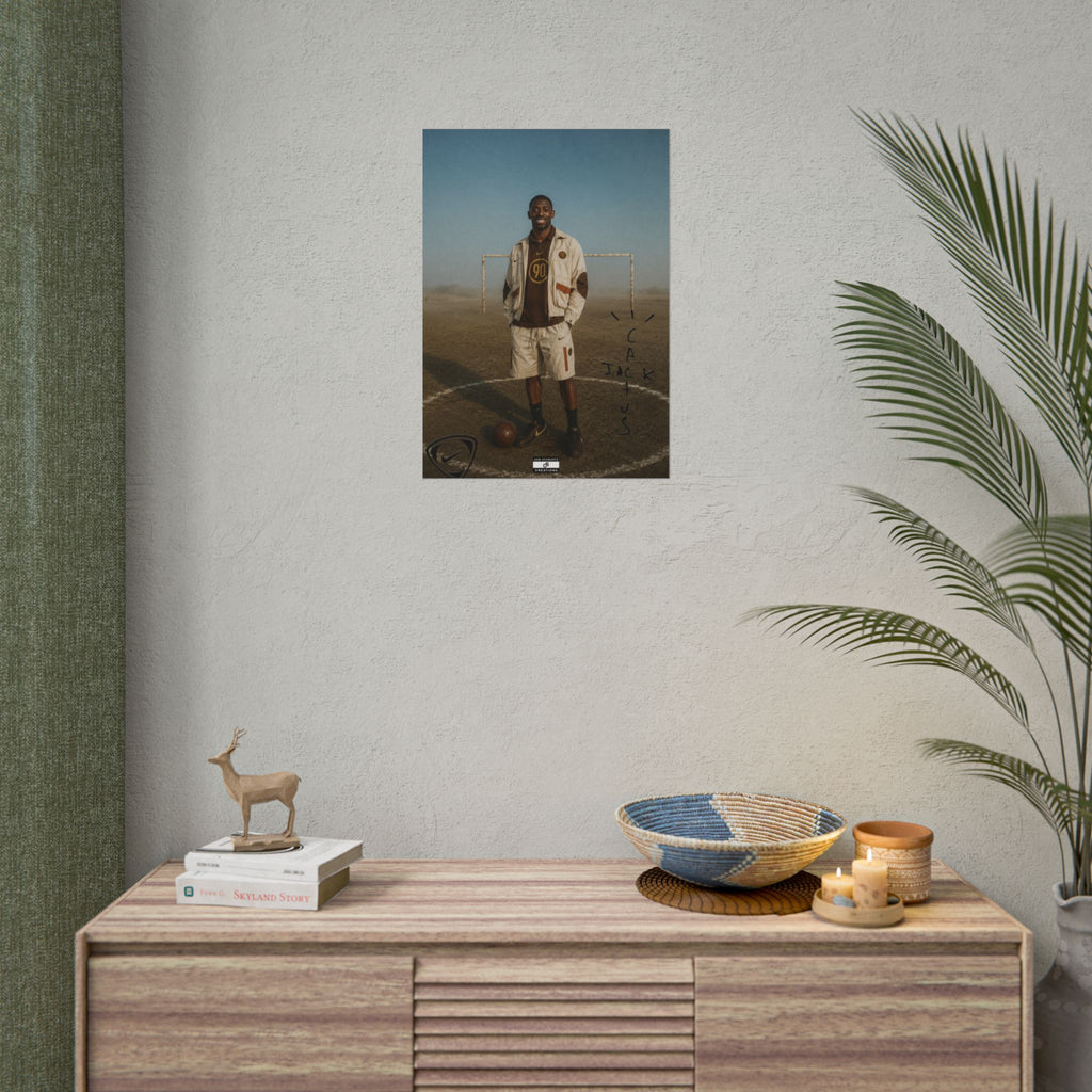 Cactus Jack 90 Poster | Ousmane Dembélé Football Wall Art