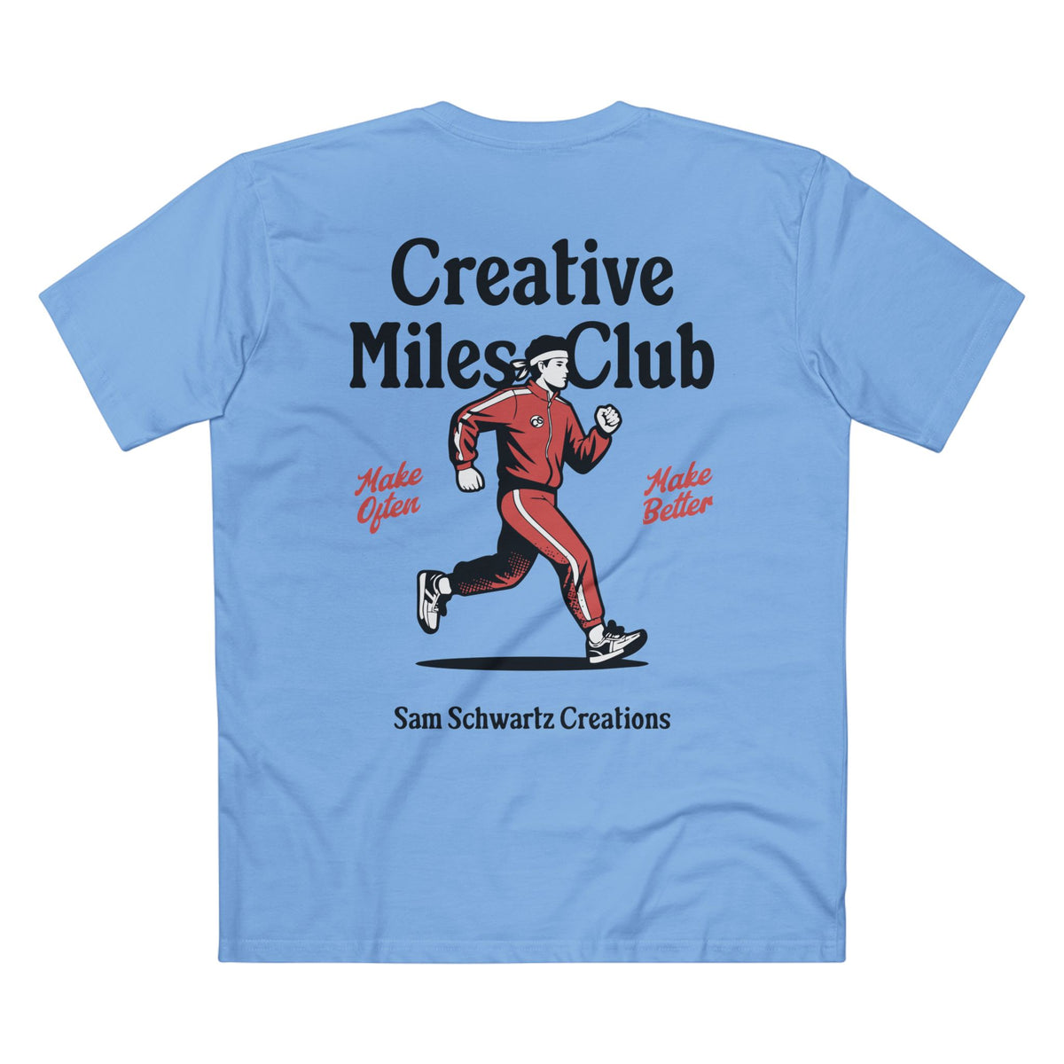 Sam Schwartz Creations "Chasing Ideas: Creative Miles Club" Graphic Tee
