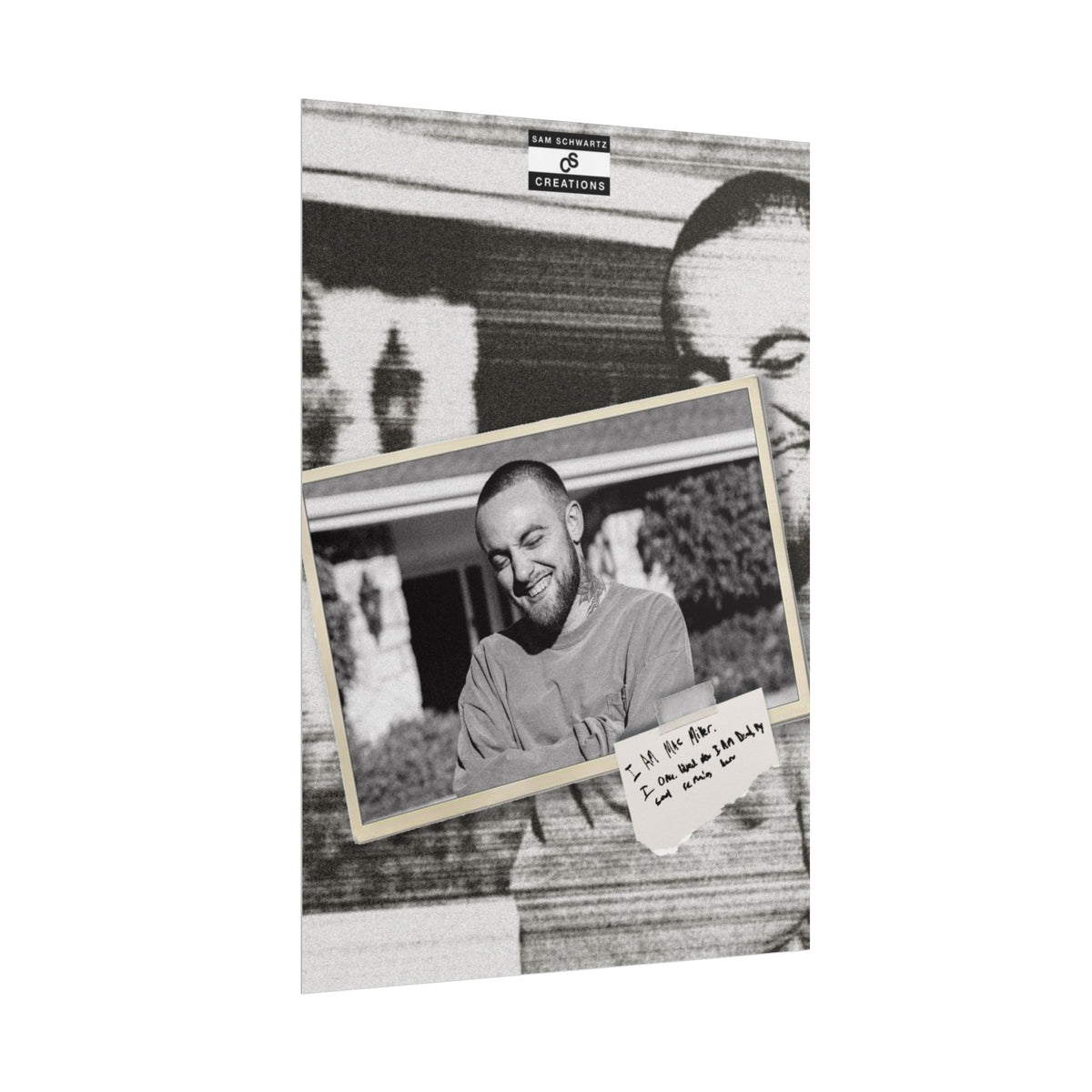 I Am Mac Miller Poster | Memorial Hip-Hop Wall Art