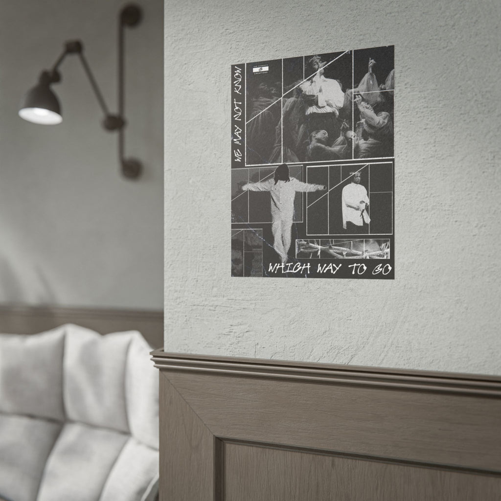 Which Way to Go Poster | Kendrick Lamar Live Music Collage Wall Art