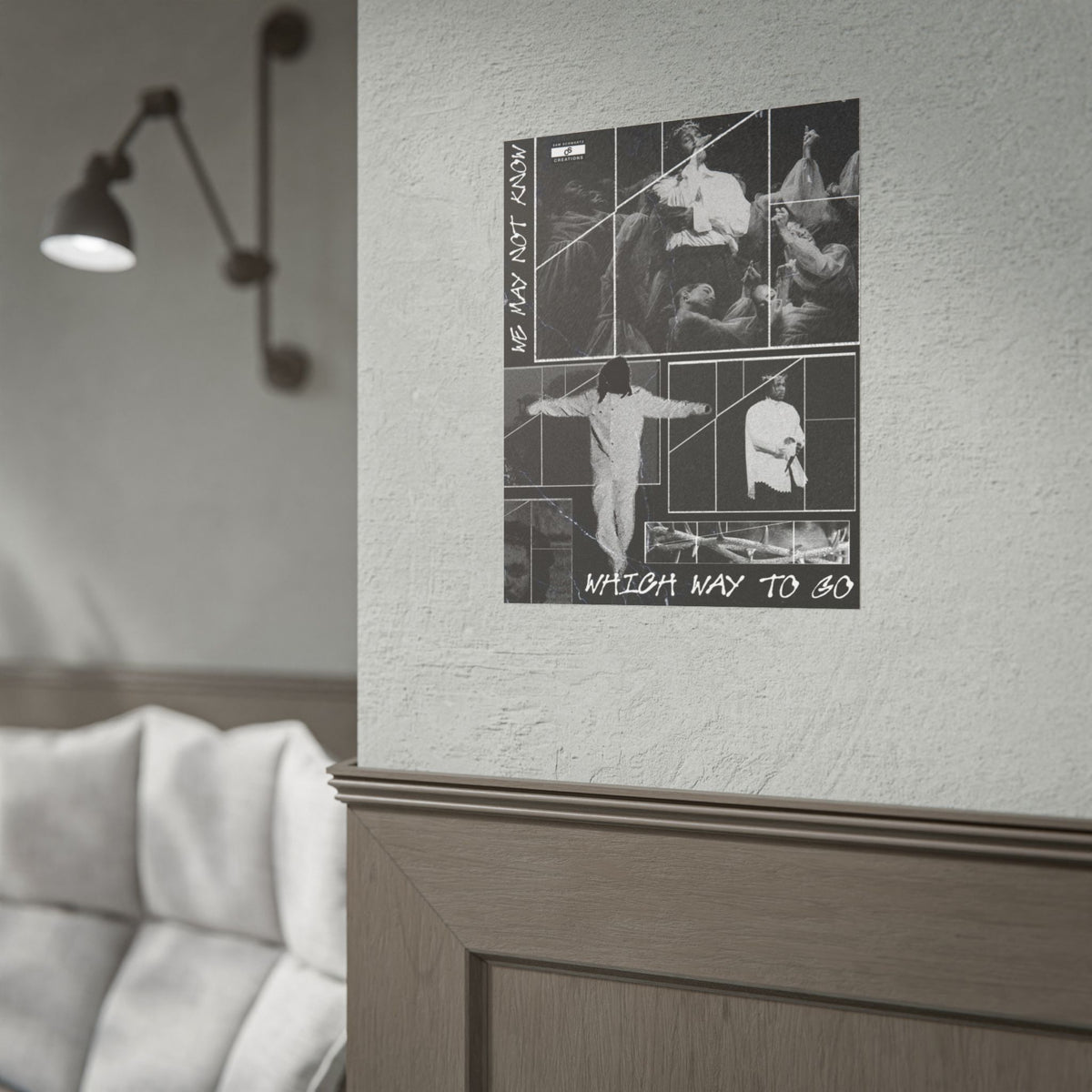 Which Way to Go Poster | Kendrick Lamar Live Music Collage Wall Art