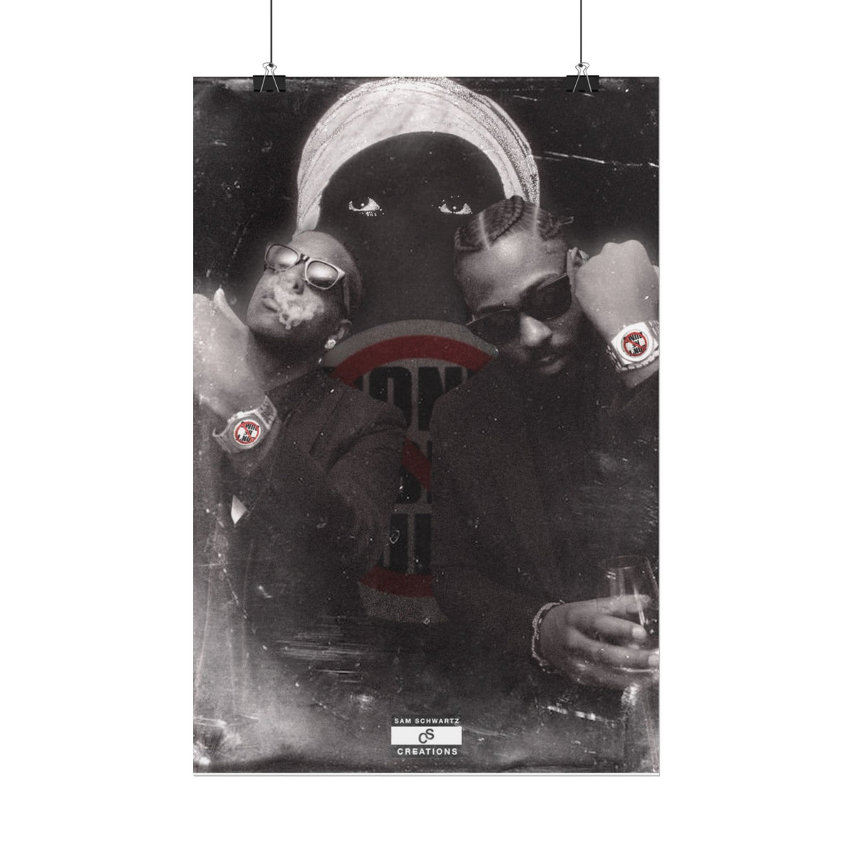 Don't Be Dumb Poster | Underground Music Duo Wall Art