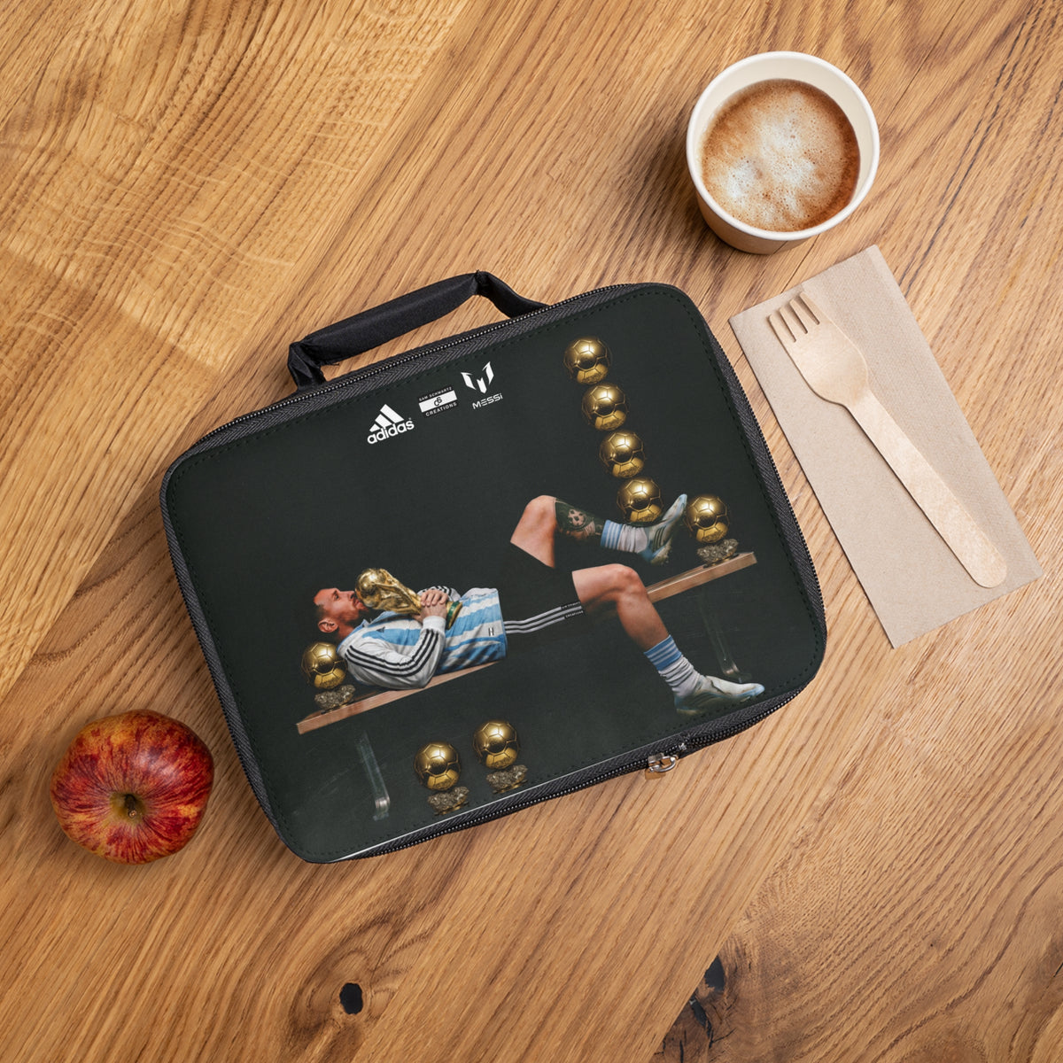 Still Undisputed Lunch Bag — Vintage Footballer Design