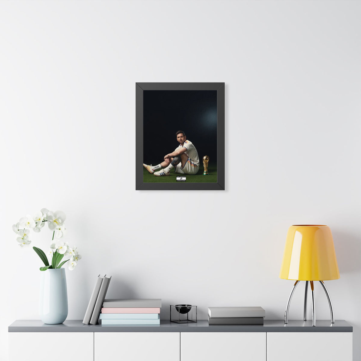 Messi x World Cup Framed Poster — Framed GOAT Wall Art