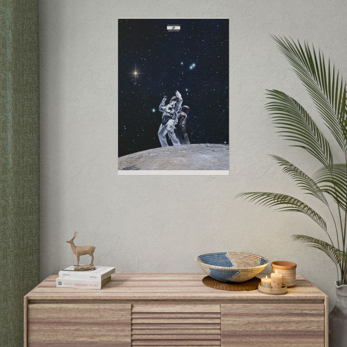 Among the Stars Poster | Kanye West & Don Toliver Music Wall Art