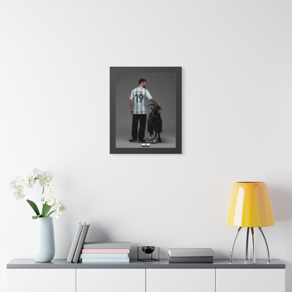 GOAT x GOAT — Framed Messi Wall Art