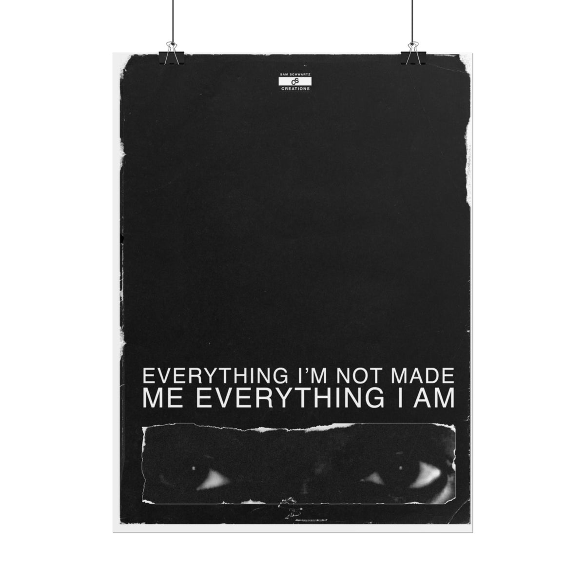 Everything I Am Poster | Minimalist Kanye West Hip-Hop Wall Art