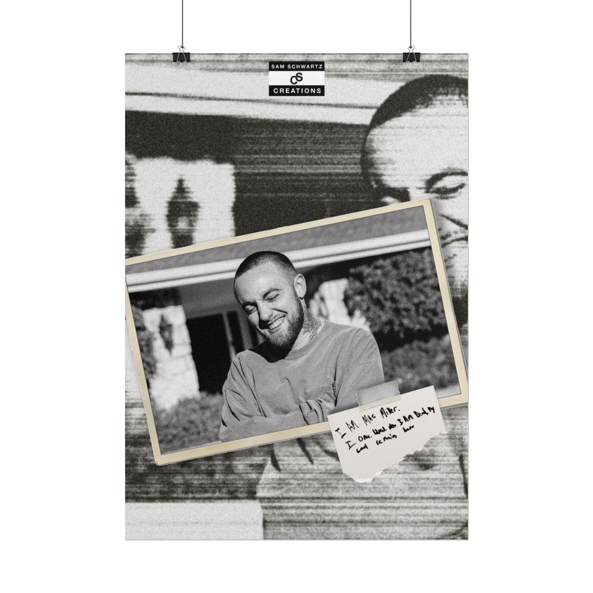 I Am Mac Miller Poster | Memorial Hip-Hop Wall Art