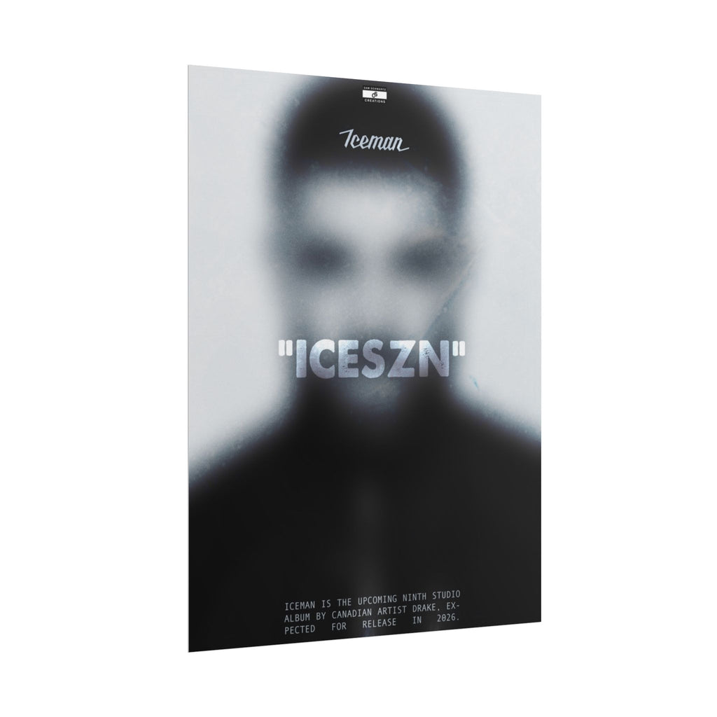 Iceman Poster | Drake Album Concept Wall Art