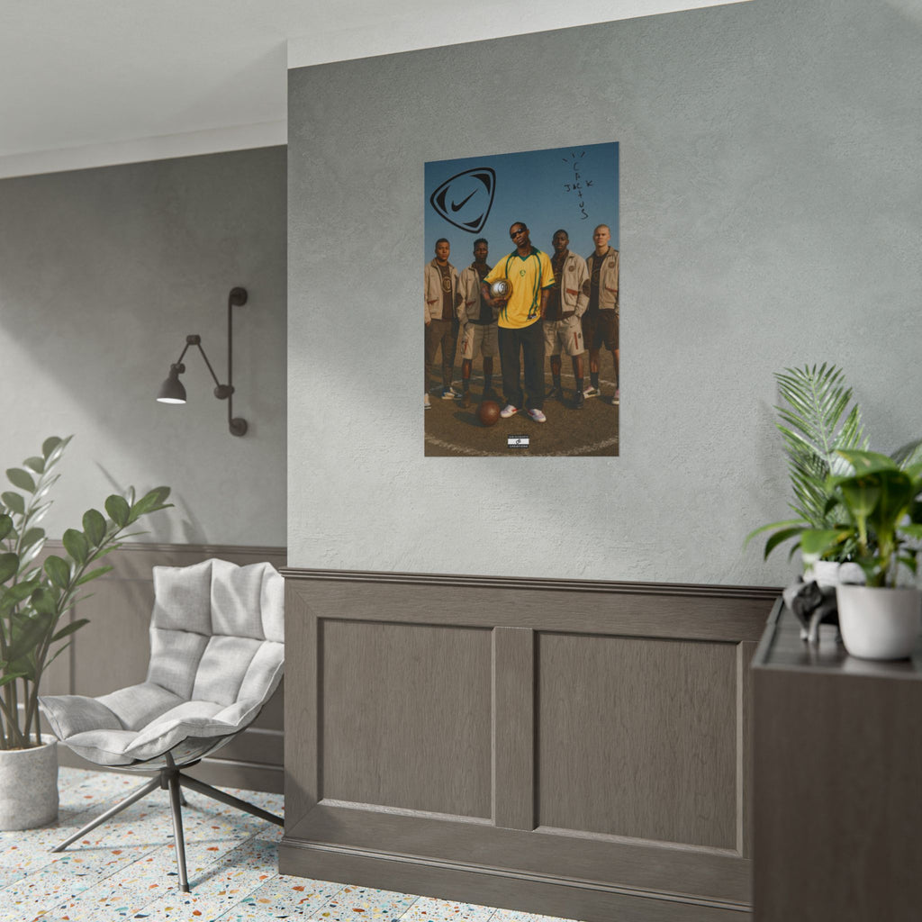 Cactus 90 Poster | Travis Scott and Football Icons Wall Art