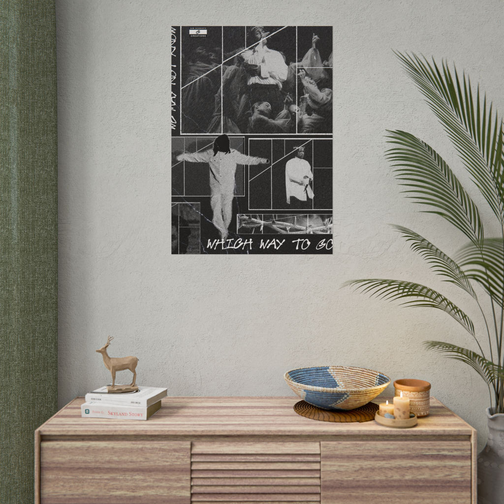 Which Way to Go Poster | Kendrick Lamar Live Music Collage Wall Art
