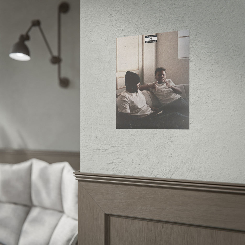 Baby Keem & Kendrick Lamar Poster | Music Culture Candid Wall Art