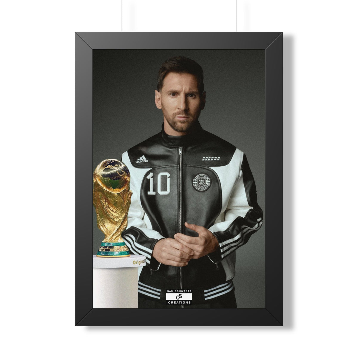 Messi x W.C Framed Poster — Framed GOAT Wall Art