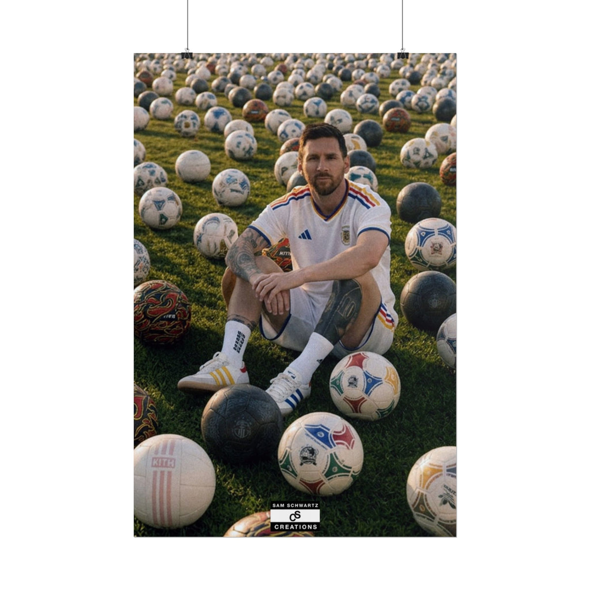 Every Ball Tells a Story Poster | Lionel Messi Football Wall Art