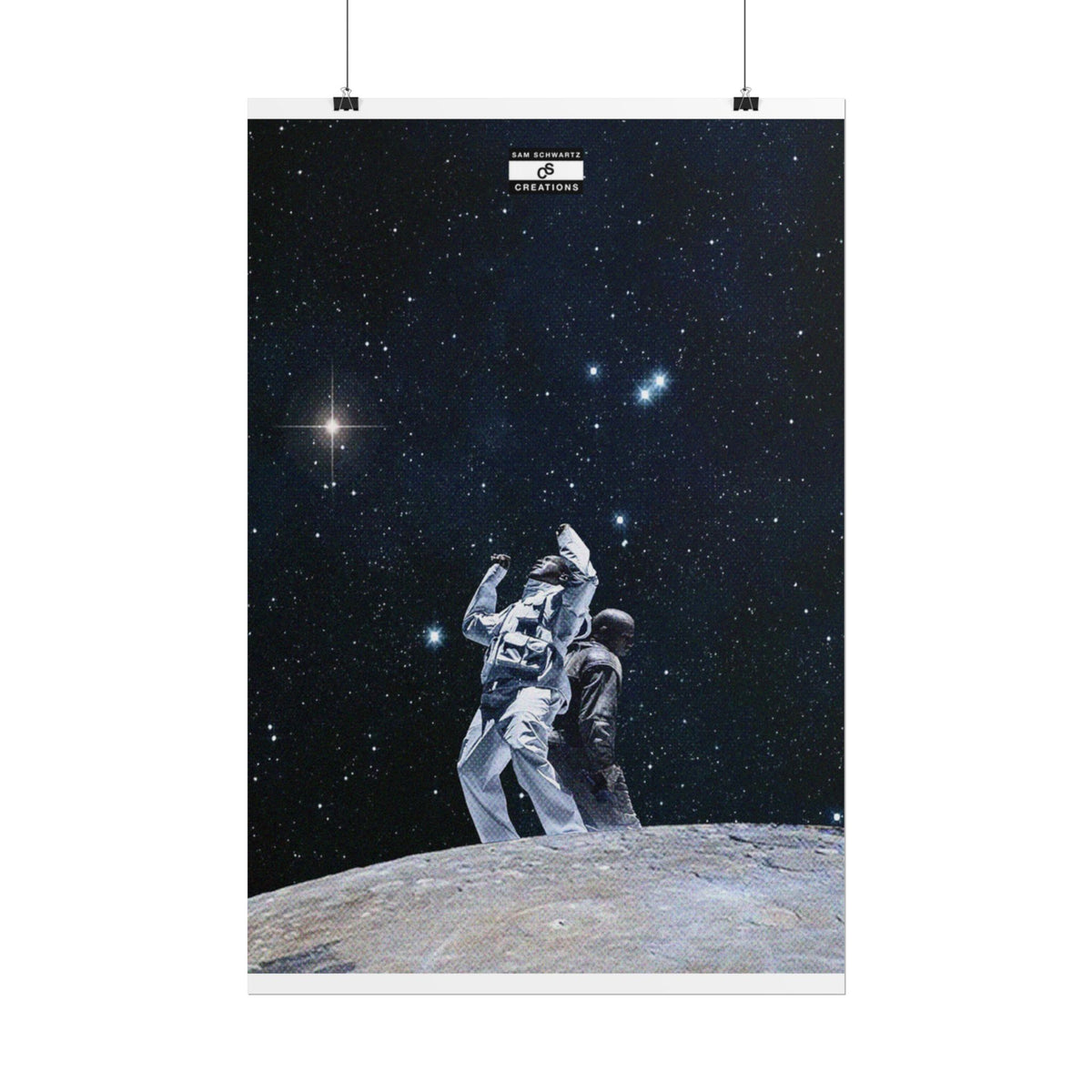 Among the Stars Poster | Kanye West & Don Toliver Music Wall Art