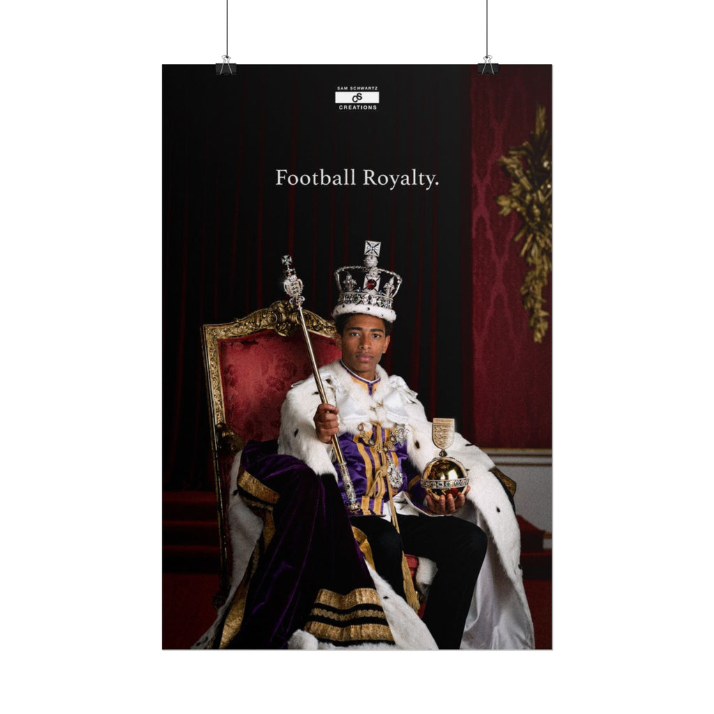 Football Royalty Rolled Poster