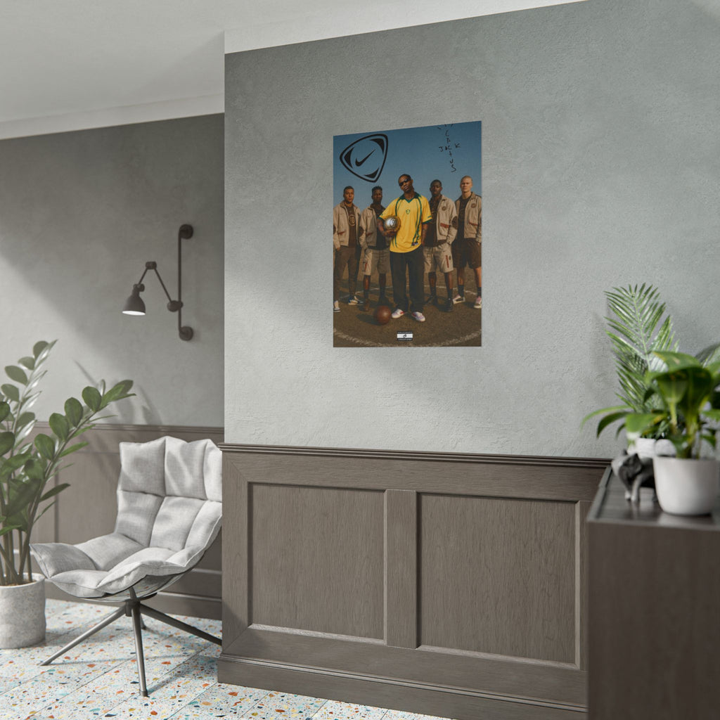 Cactus 90 Poster | Travis Scott and Football Icons Wall Art