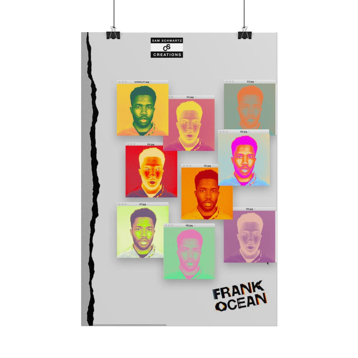 Color Study Poster | Frank Ocean Pop Art Wall Art