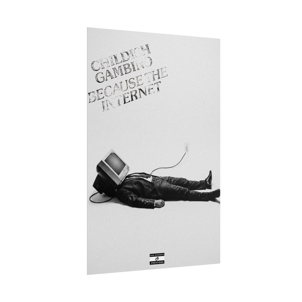 Because the Internet Poster | Childish Gambino Wall Art