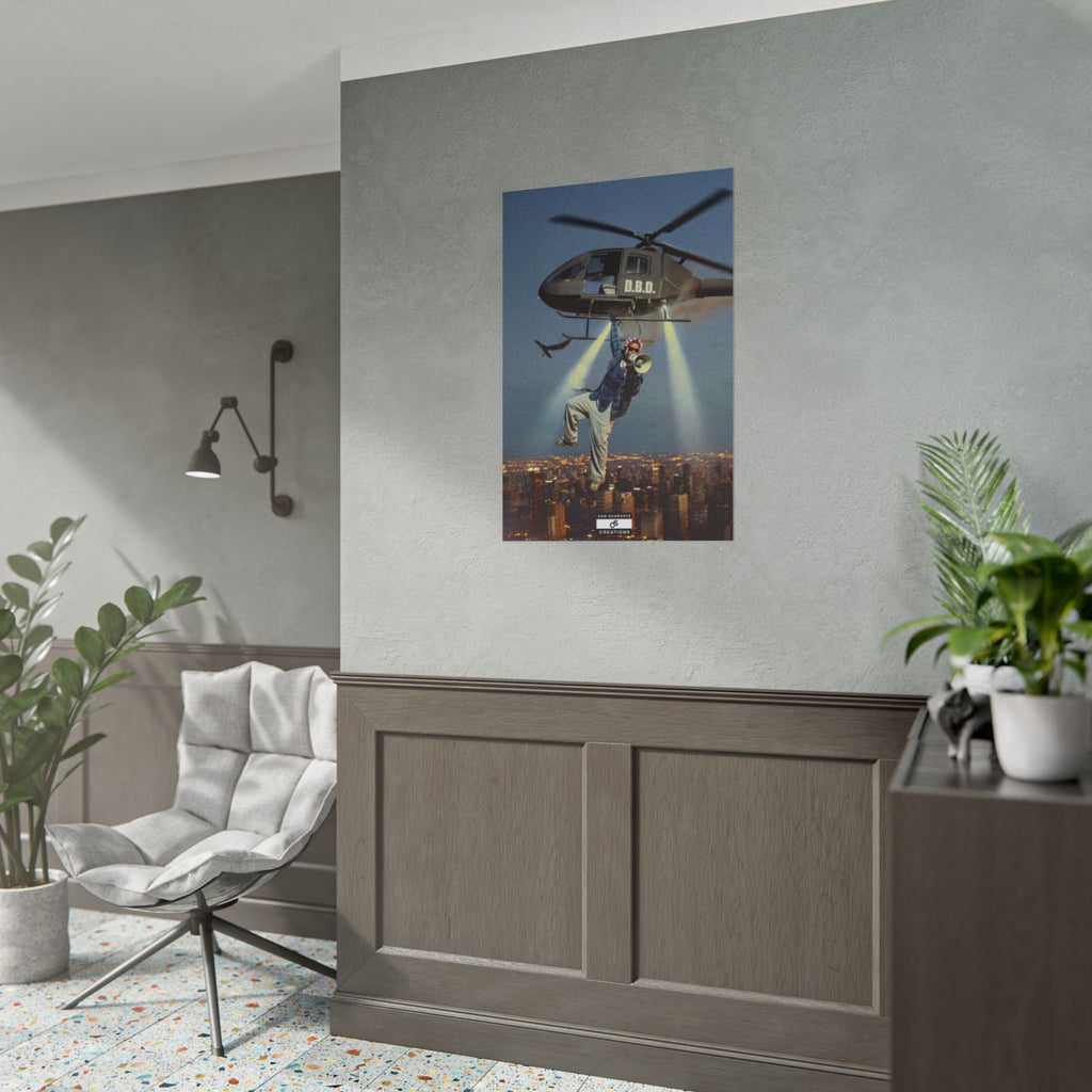 Don't Be Dumb Poster | Helicopter Music Culture Wall Art