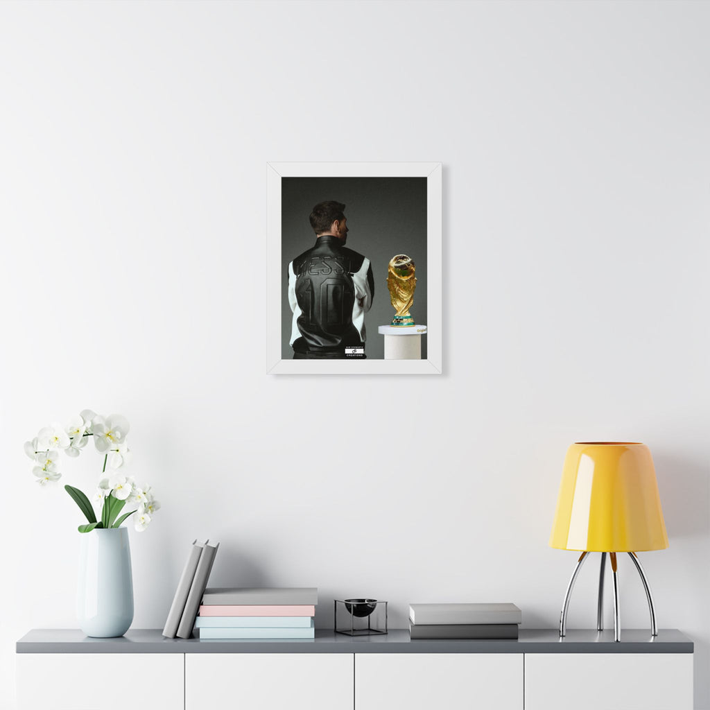 Messi X WC Framed Poster — Framed GOAT Wall Art