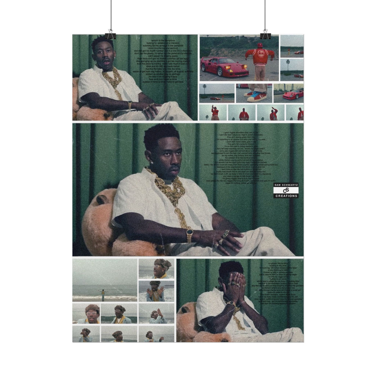 Luxury Tyler Poster | Tyler, the Creator Wall Art