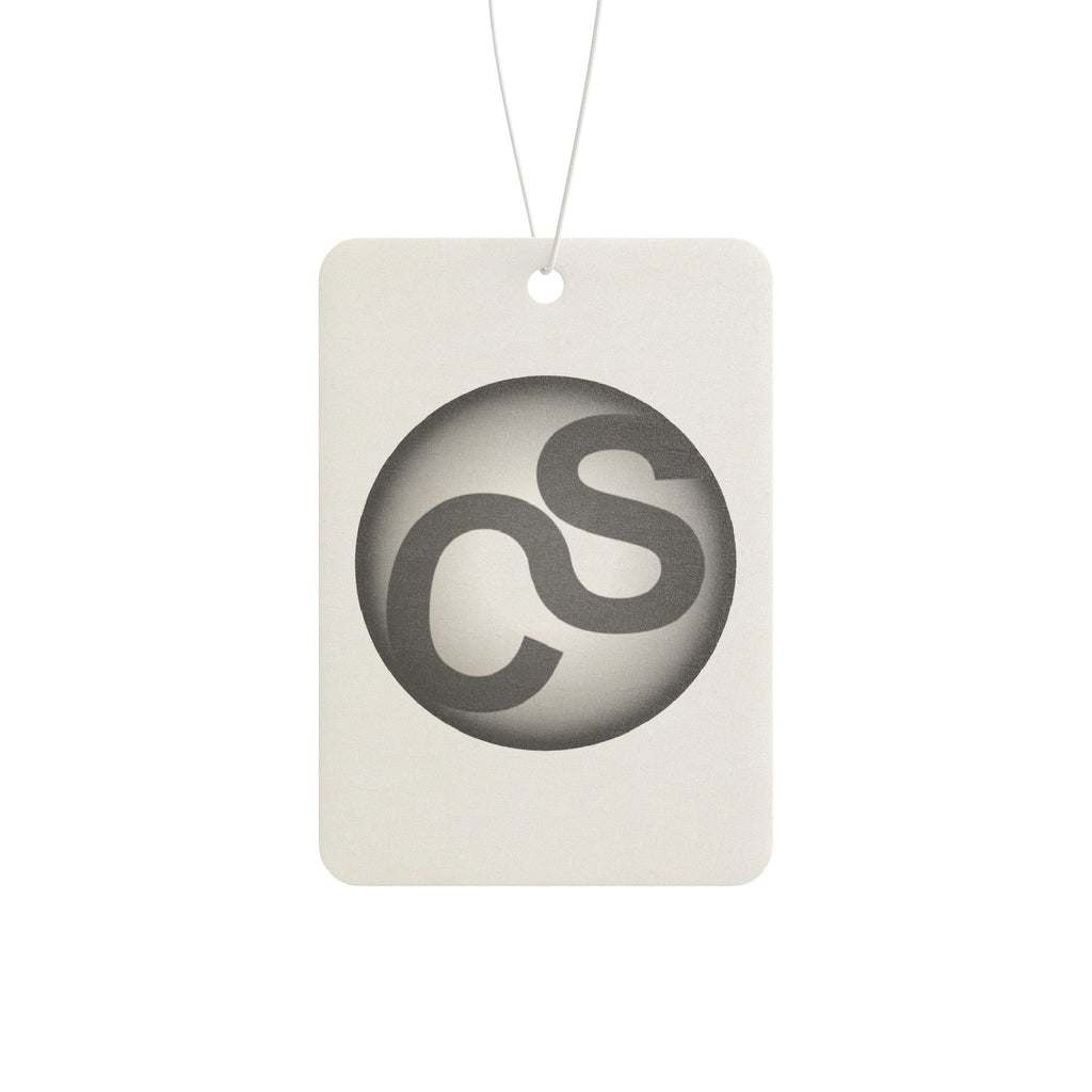 Sam Schwartz Creations Car Air Freshener — Classic Monogram Logo Scent Tag