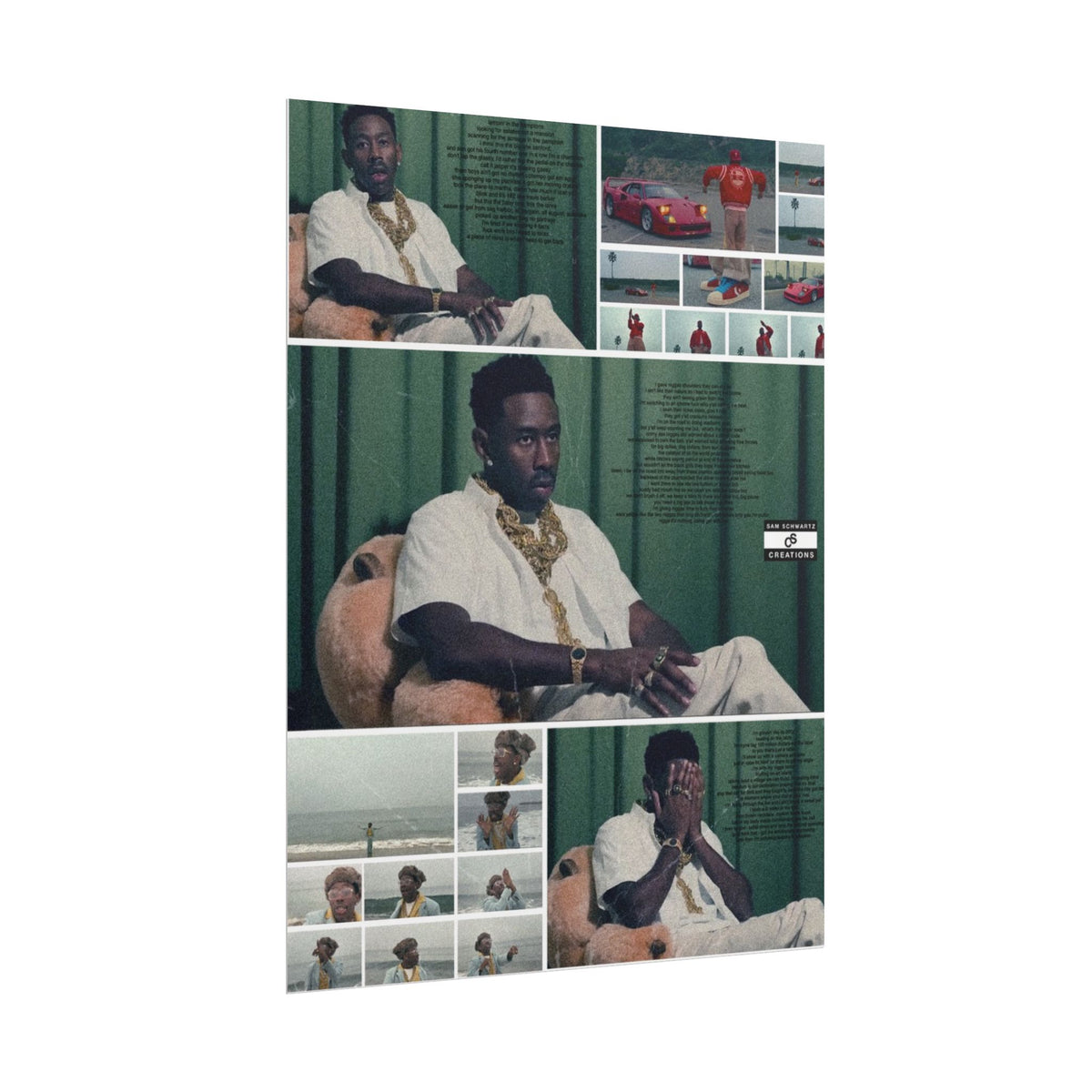 Luxury Tyler Poster | Tyler, the Creator Wall Art