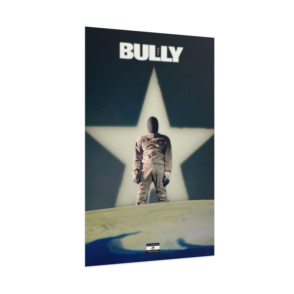 Bully Star Poster | Experimental Kanye West Music Wall Art