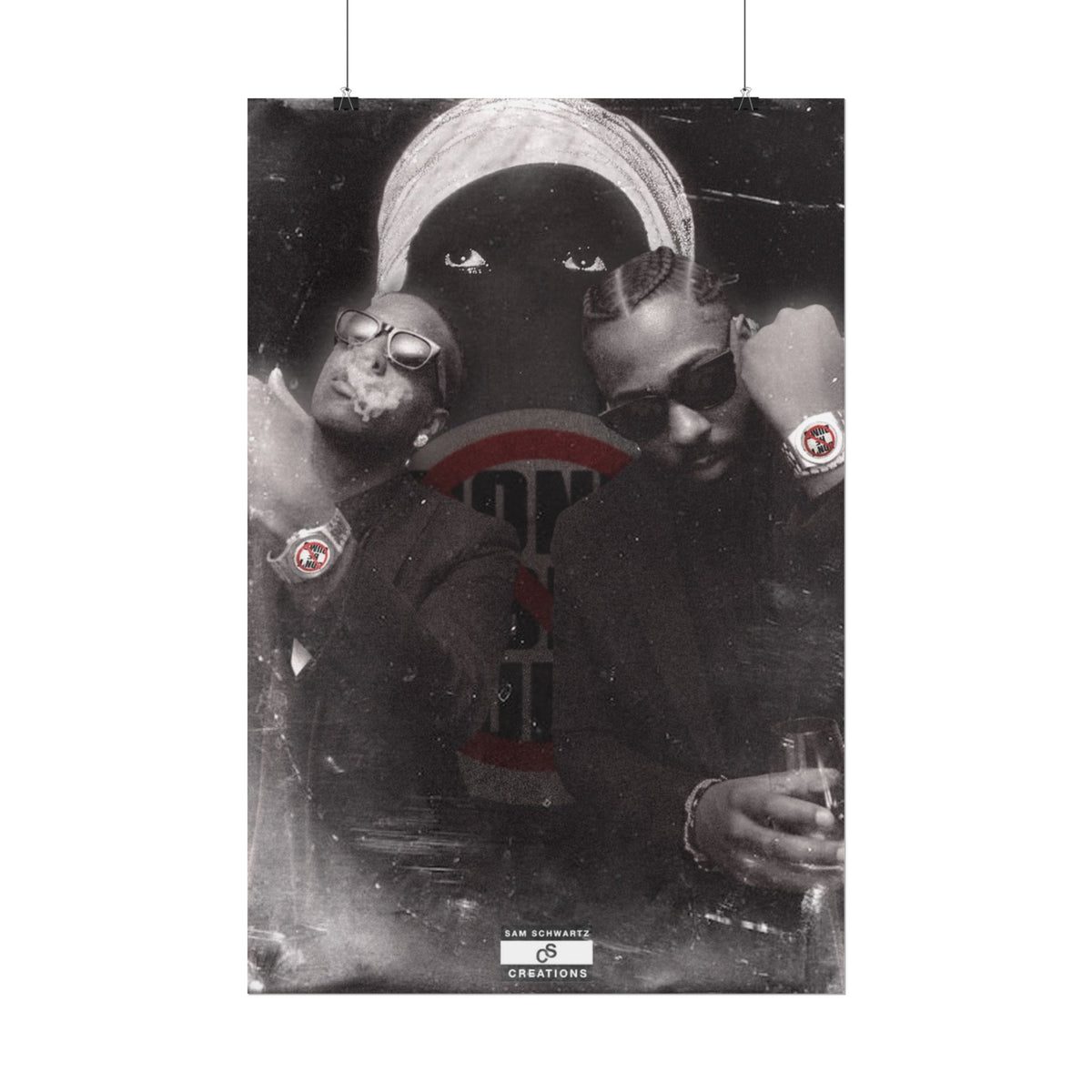 Don't Be Dumb Poster | Underground Music Duo Wall Art
