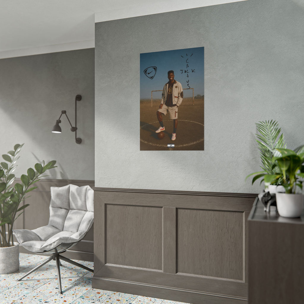 Cactus Jack 90 Poster | Vinícius Jr Football Wall Art