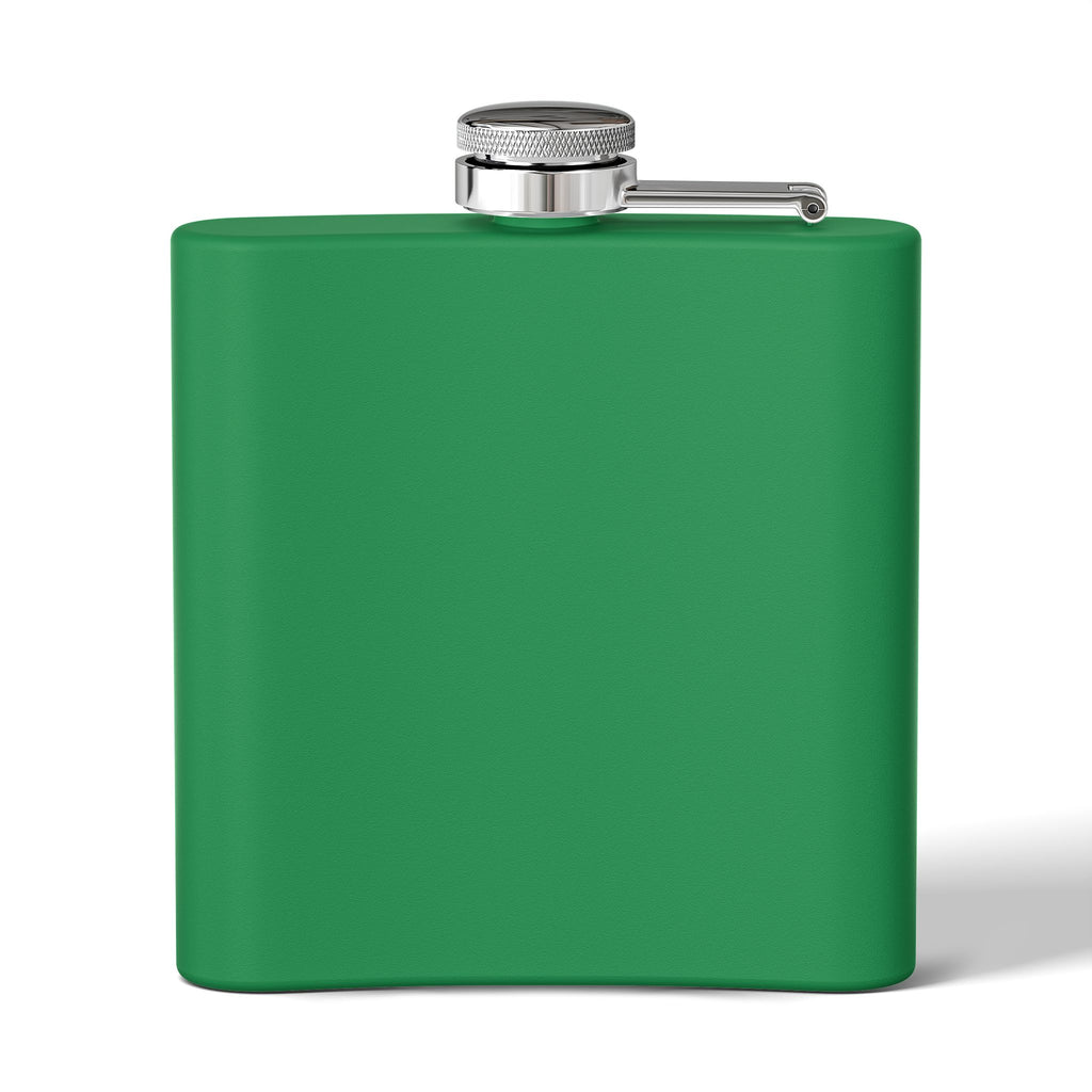 Sam Schwartz Creations Stainless Steel Flask — Brushed Metal Sam Schwartz Creations, 6 oz