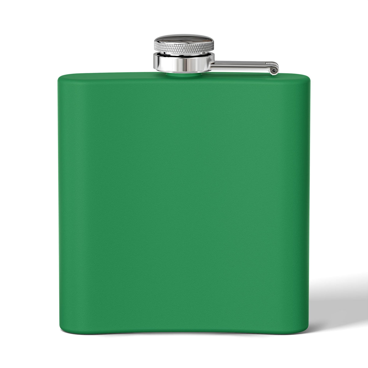 Sam Schwartz Creations Stainless Steel Flask — Brushed Metal Sam Schwartz Creations, 6 oz