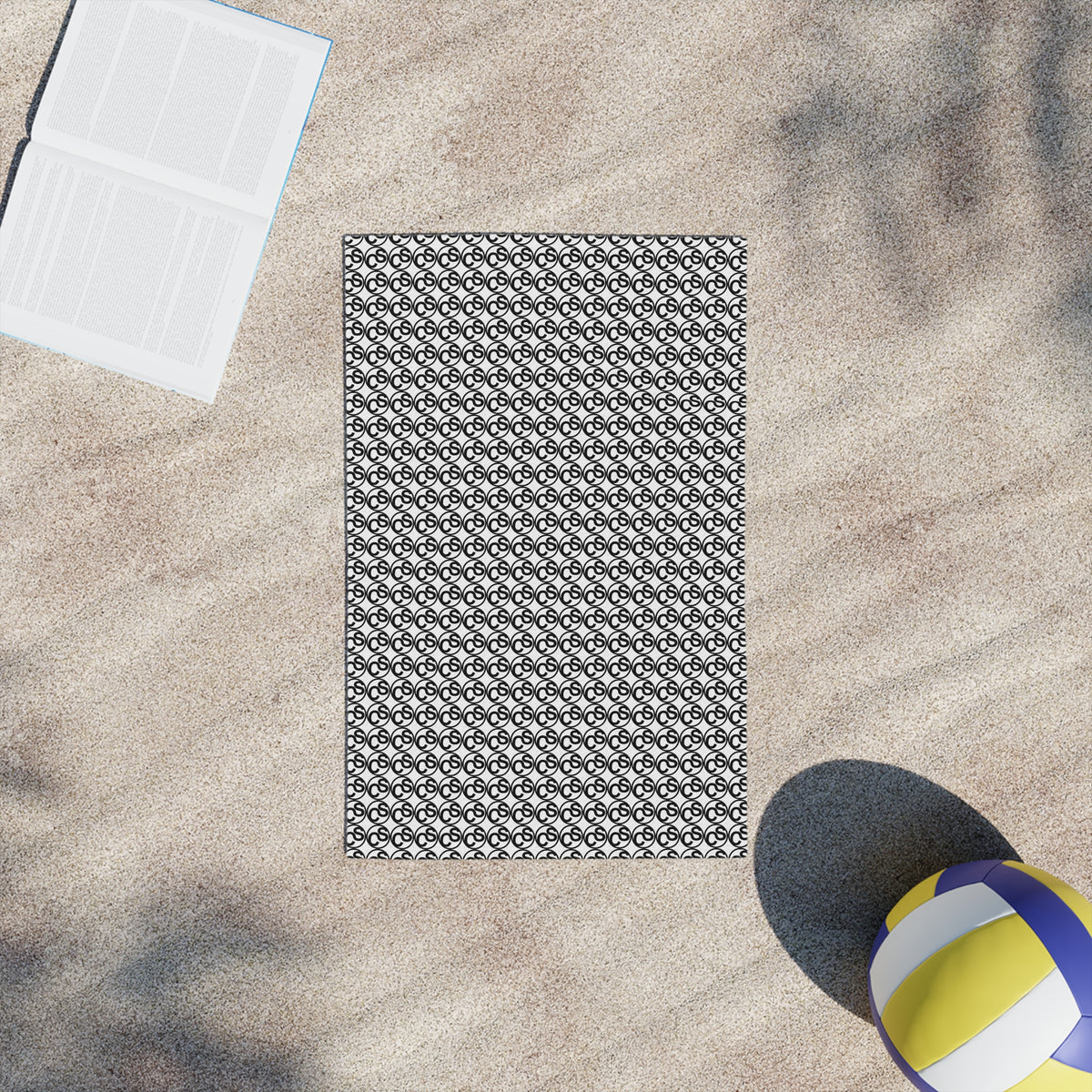 Sam Schwartz Creations Monogram Beach Towel — Boho Summer Towel