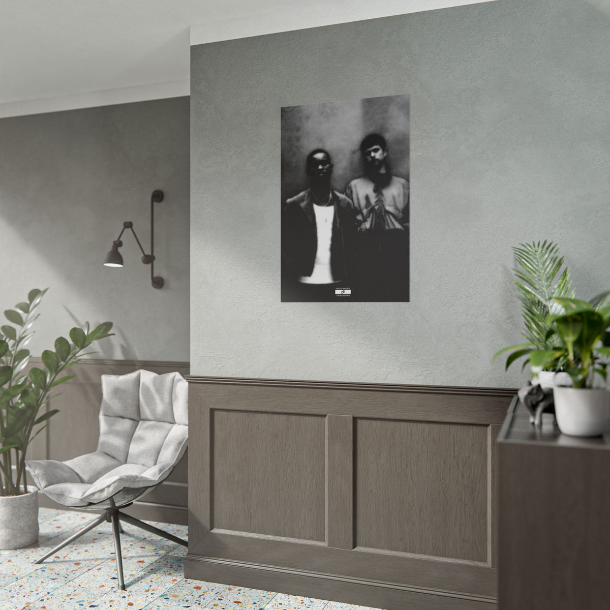 No Signal Duo Poster | Dave Hip-Hop Photography Wall Art