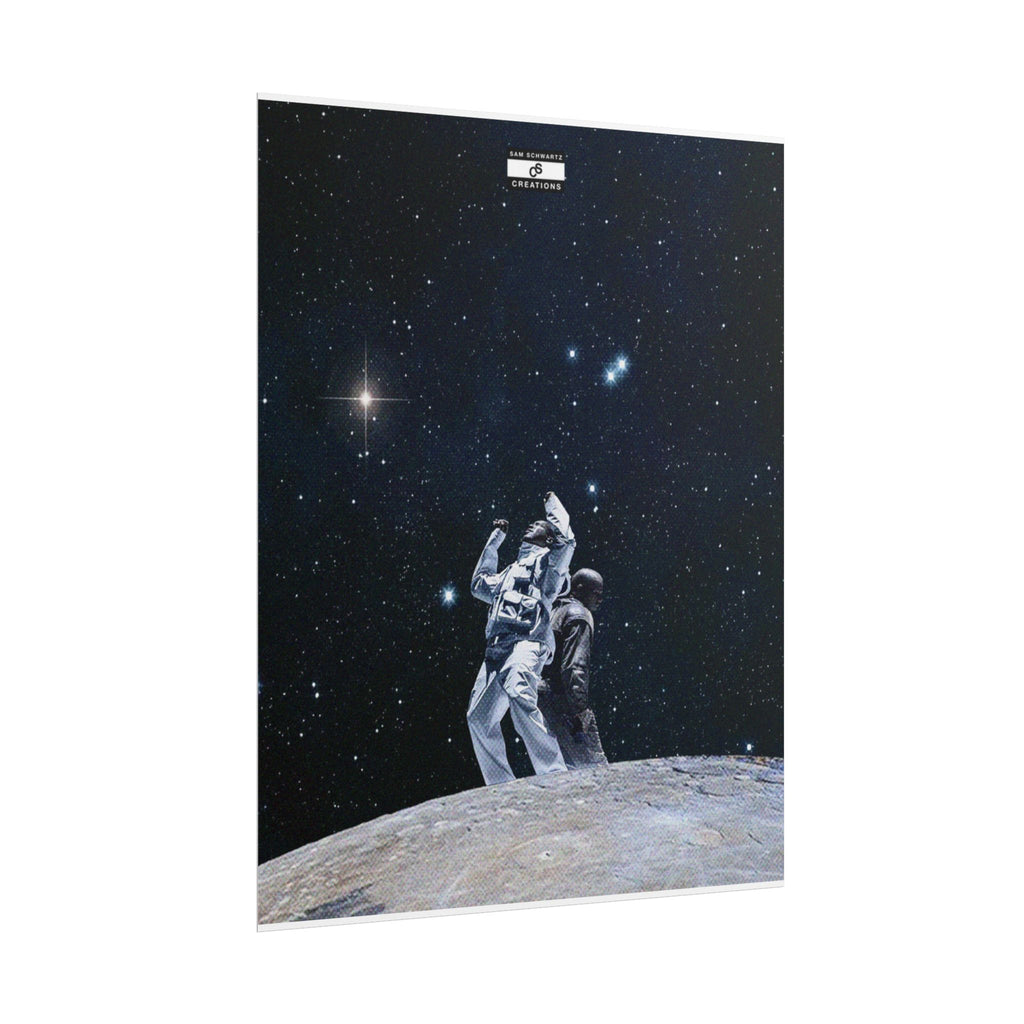Among the Stars Poster | Kanye West & Don Toliver Music Wall Art