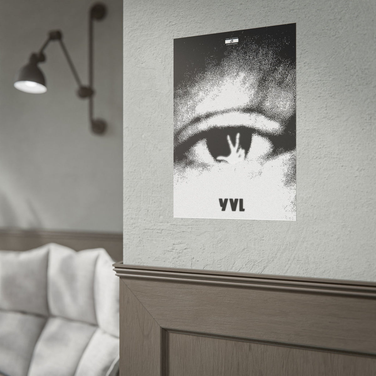 YVL Vision Poster | Experimental Hip-Hop Wall Art