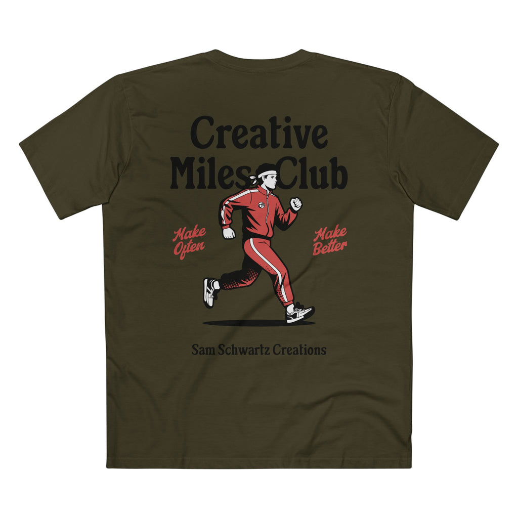 Sam Schwartz Creations "Chasing Ideas: Creative Miles Club" Graphic Tee