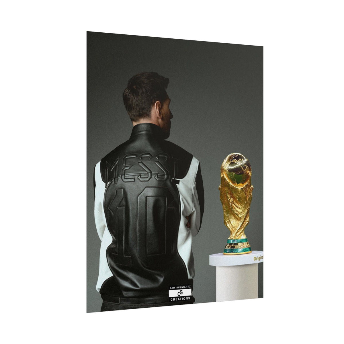 Legacy in Sight Poster | Lionel Messi World Cup Wall Art