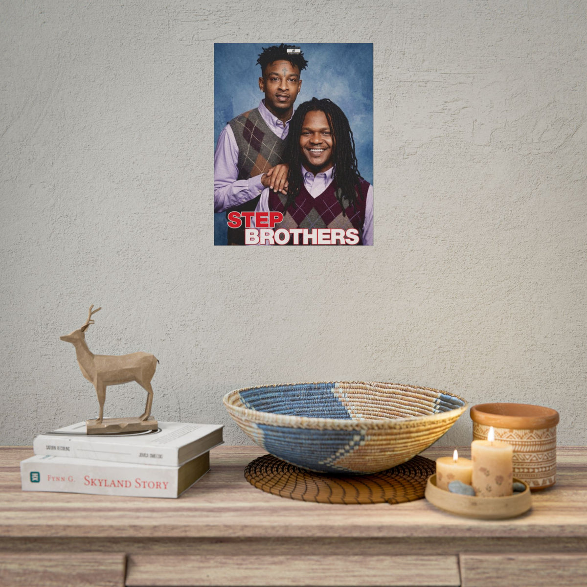 Step Brothers Poster | Hip-Hop Duo Wall Art