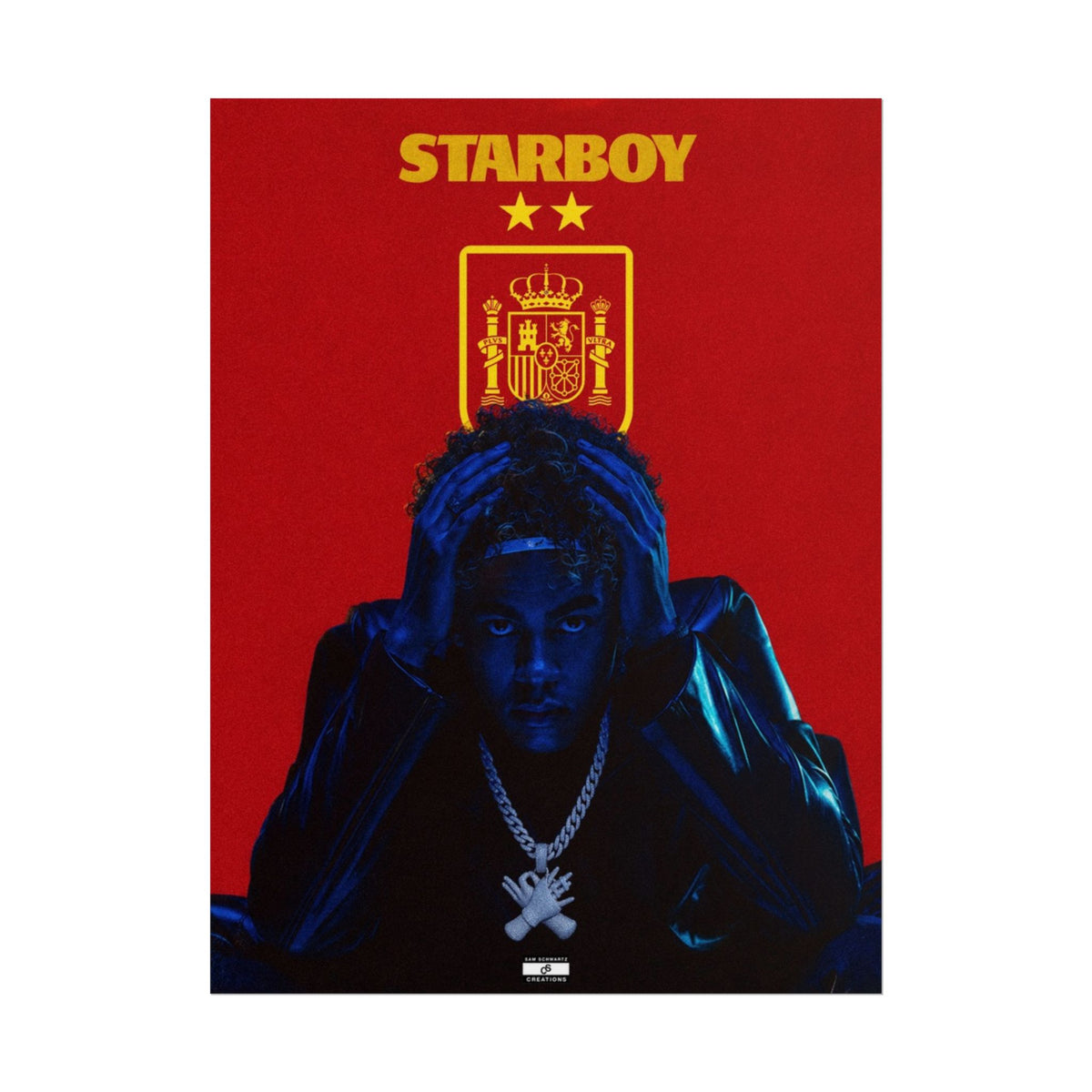 Starboy Poster | Spain Football Wall Art
