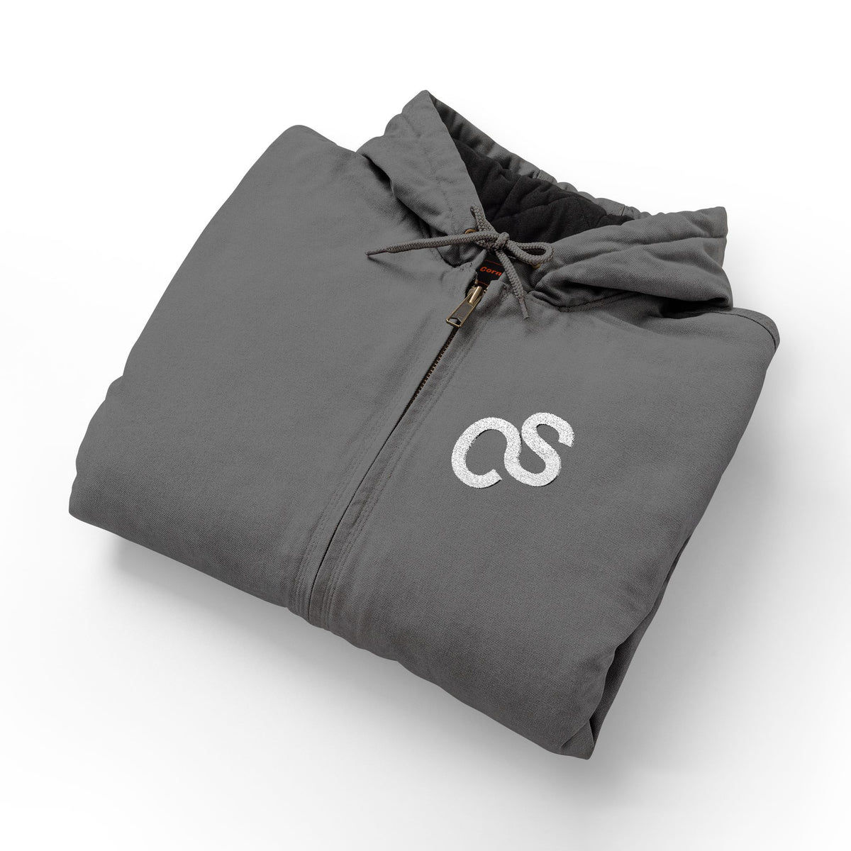 Embroidered Sam Schwartz Creations Logo Hooded Work Jacket