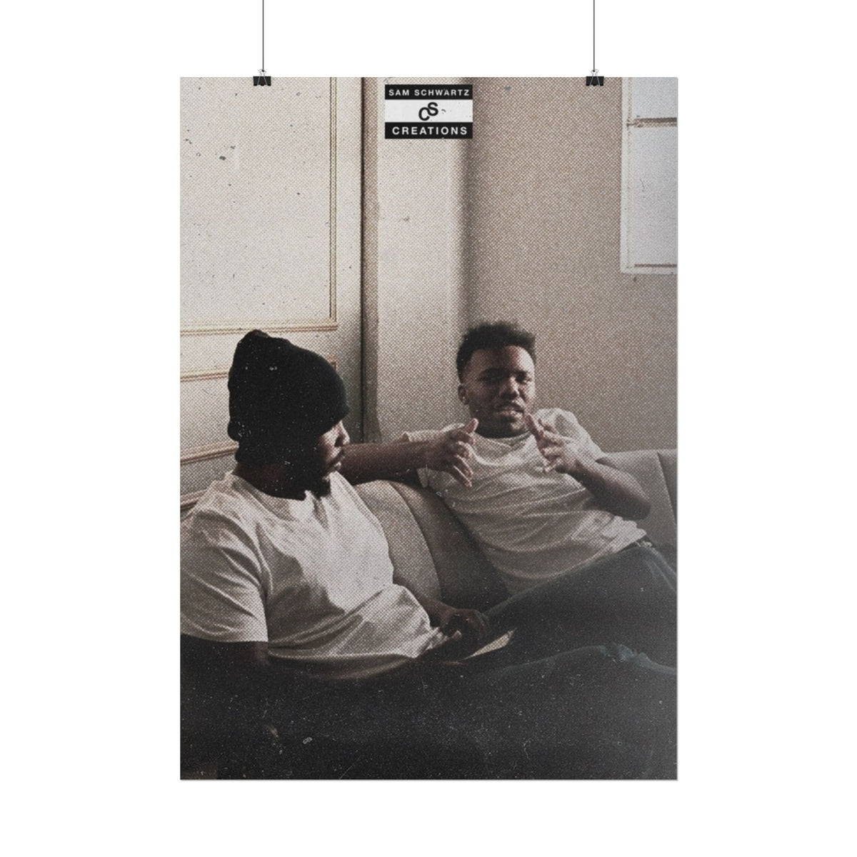 Baby Keem & Kendrick Lamar Poster | Music Culture Candid Wall Art