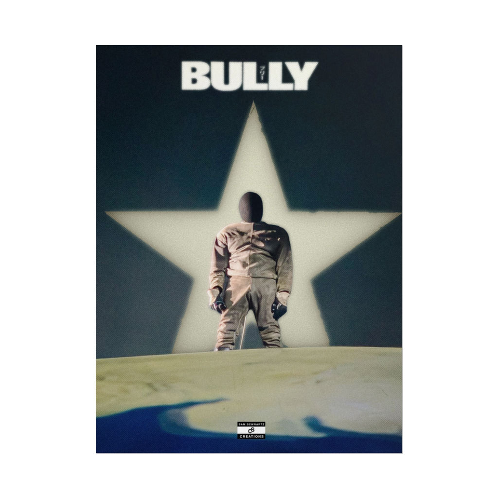 Bully Star Poster | Experimental Kanye West Music Wall Art