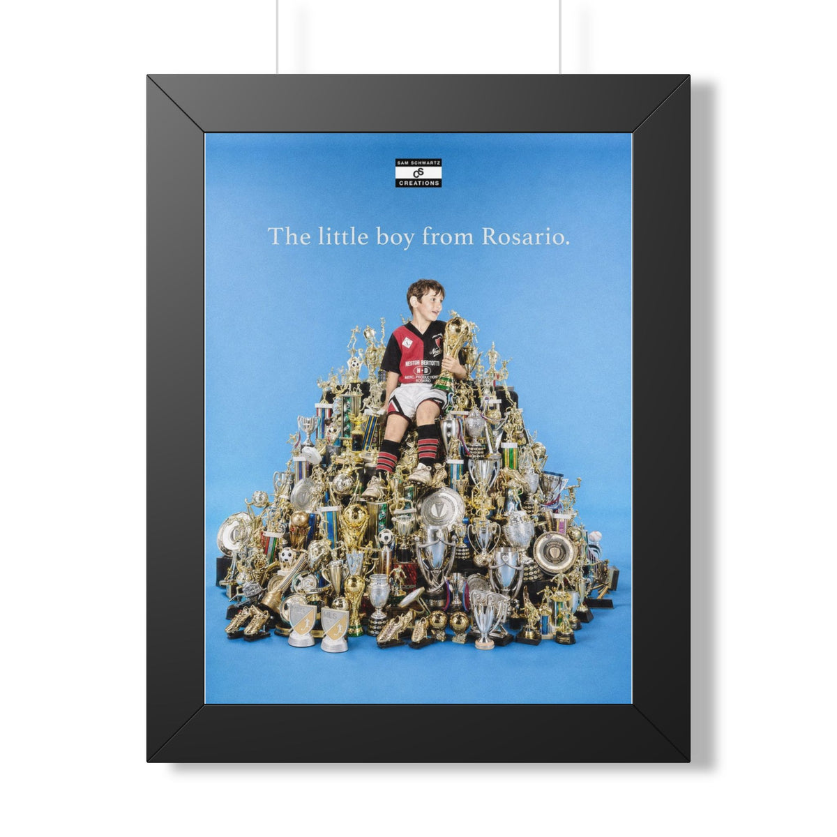 The Little Boy From Rosario Framed Poster — Framed GOAT Wall Art