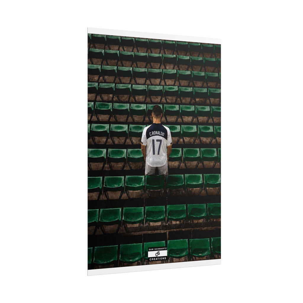 Before the Noise Poster | Young Cristiano Ronaldo Football Wall Art