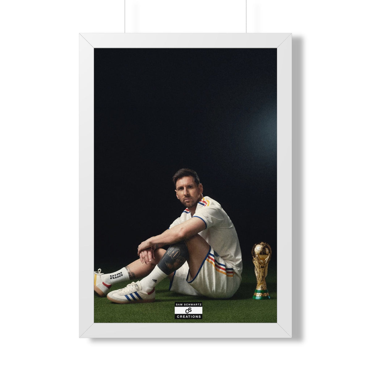 Messi x World Cup Framed Poster — Framed GOAT Wall Art